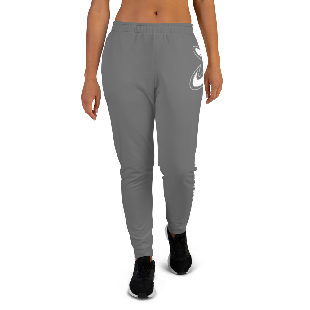 Athletic Apparatus Grey White Logo Women's Joggers - Athletic Apparatus