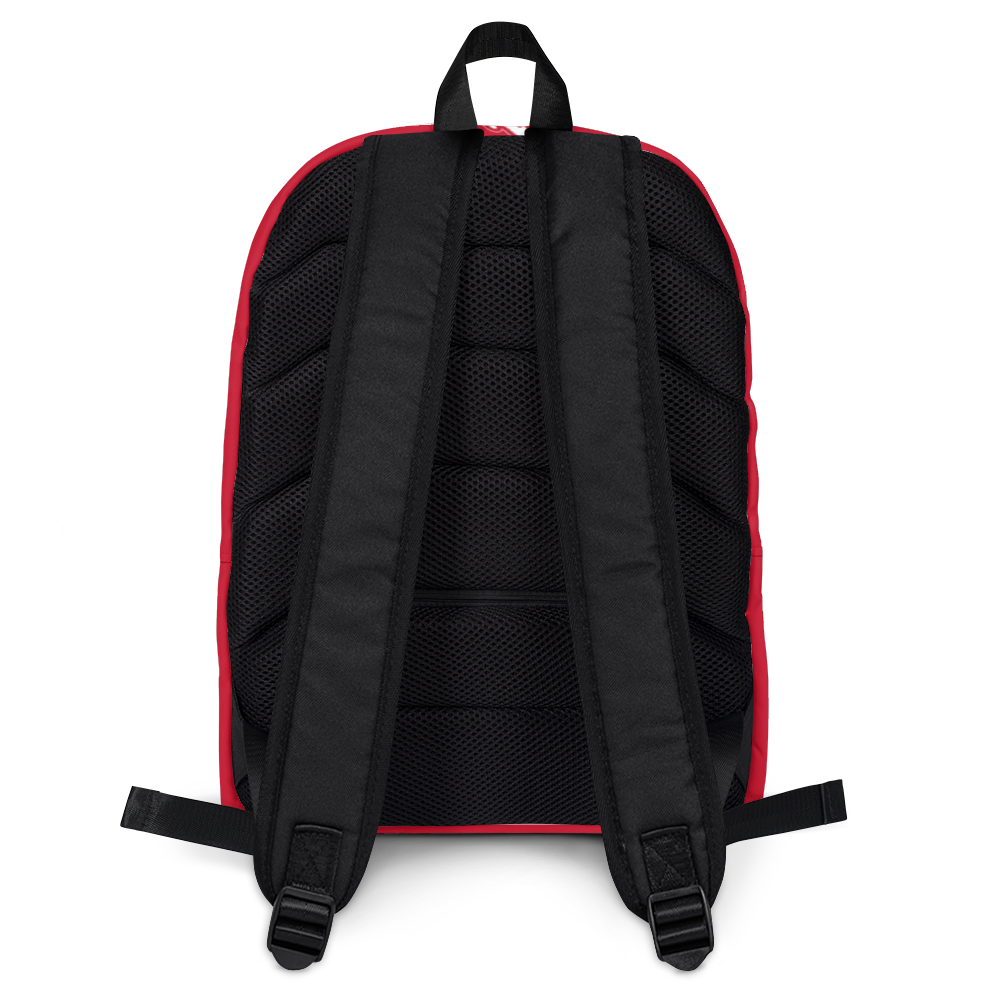 Athletic Apparatus Red White logo Backpack - Athletic Apparatus