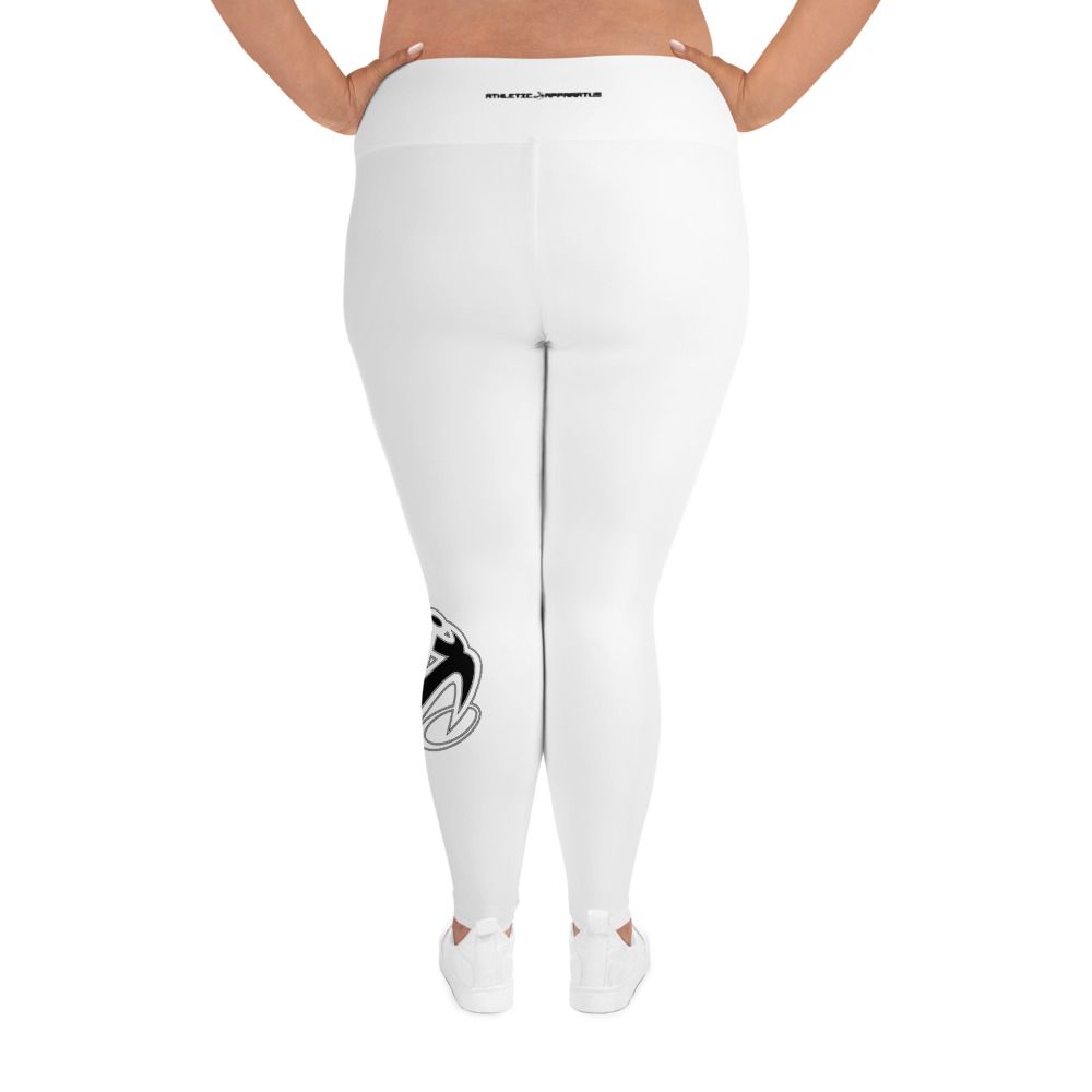 
                      
                        Athletic Apparatus White Black logo White stitch V3 Plus Size Leggings - Athletic Apparatus
                      
                    