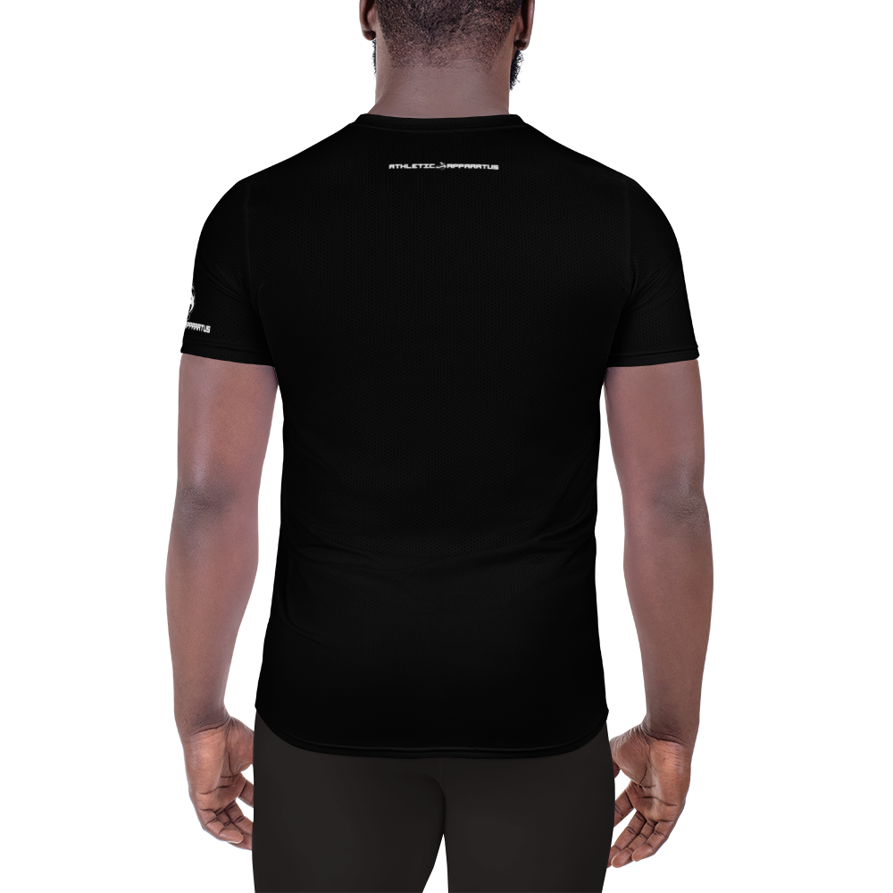 
                      
                        Athletic Apparatus Black White logo Men's Athletic T-shirt - Athletic Apparatus
                      
                    