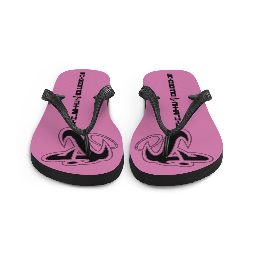 
                  
                    Athletic Apparatus Pink 1 Black logo Flip-Flops - Athletic Apparatus
                  
                