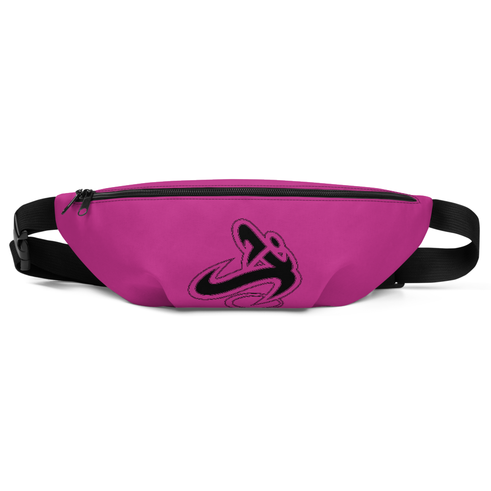 Athletic Apparatus Pink Black Logo Fanny Pack - Athletic Apparatus