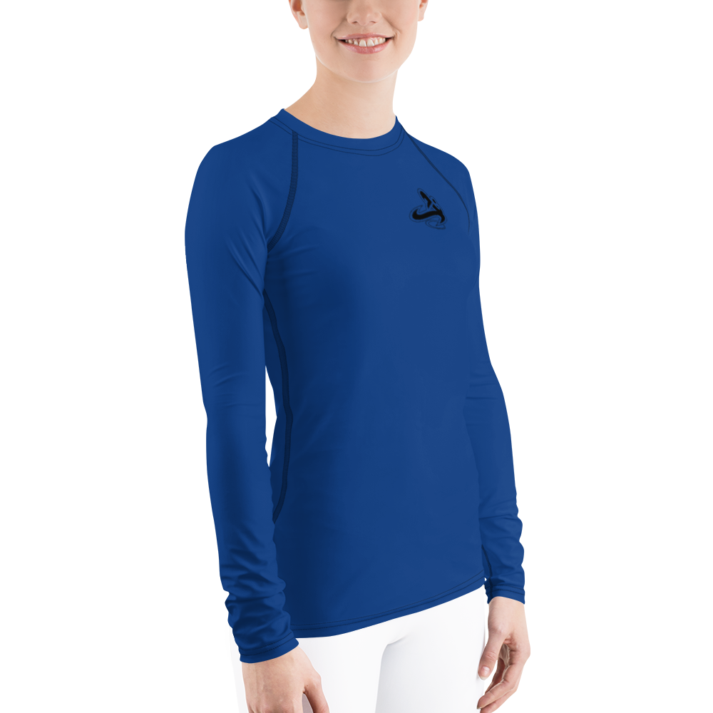 
                      
                        Athletic Apparatus Blue 2 Black logo Women's Rash Guard - Athletic Apparatus
                      
                    