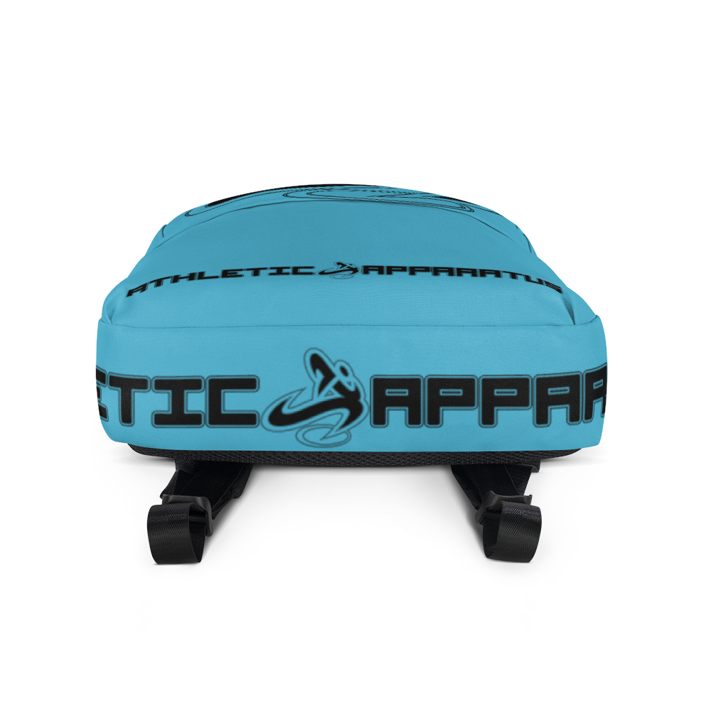 
                  
                    Athletic Apparatus Blue 7 Black logo Backpack - Athletic Apparatus
                  
                