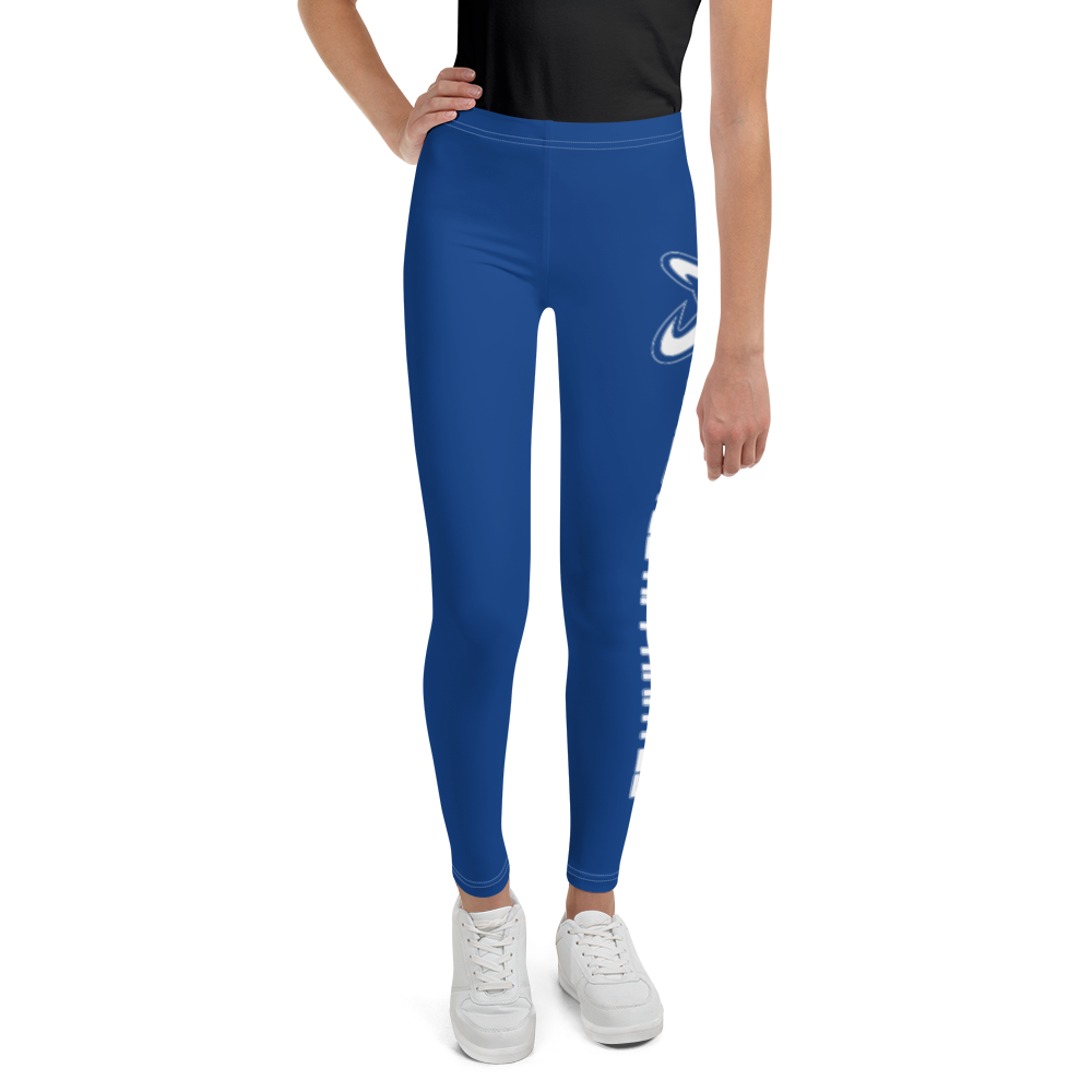 
                      
                        Athletic Apparatus Blue 2 White logo White stitch V2 Youth Leggings - Athletic Apparatus
                      
                    