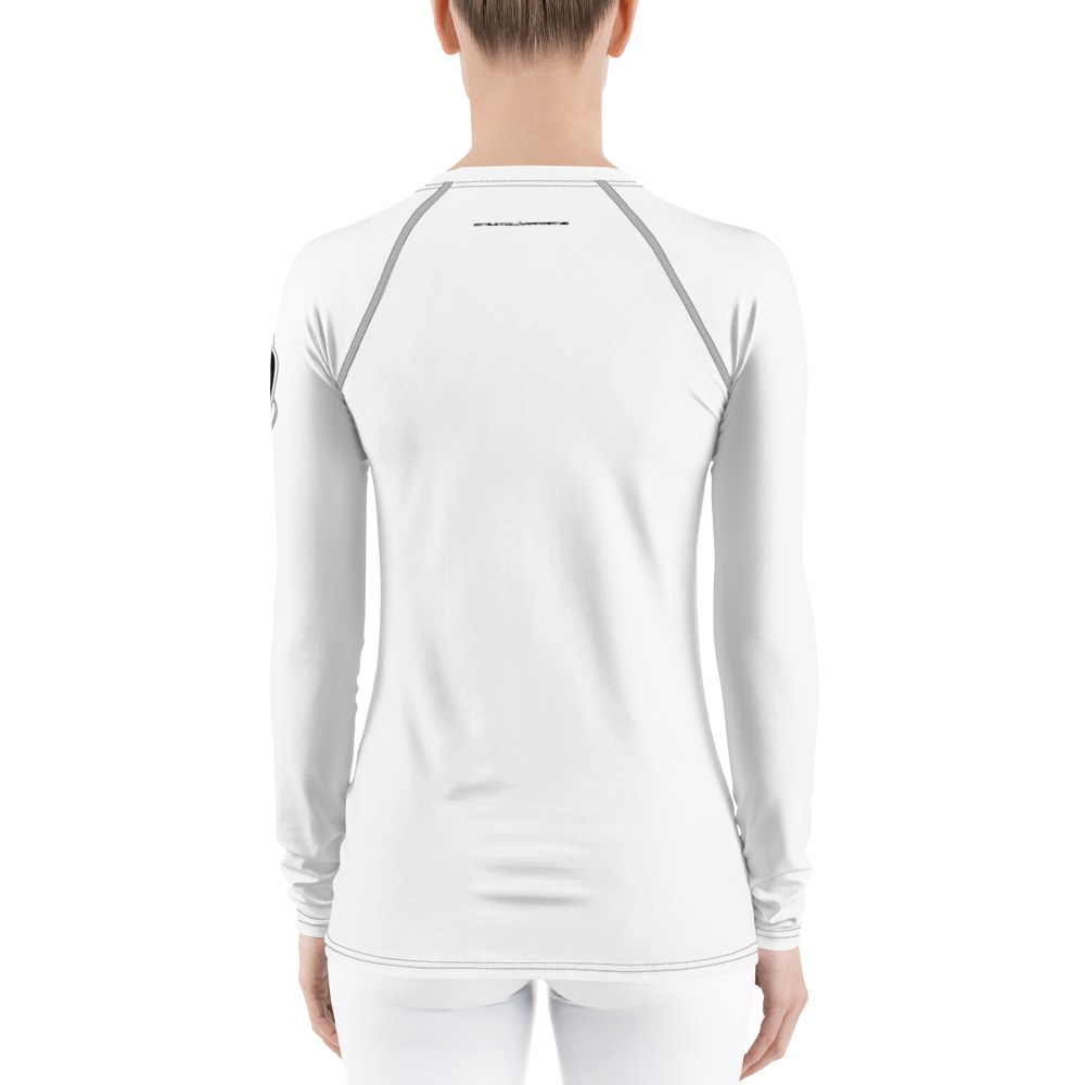 
                      
                        Athletic Apparatus White Black logo Women's Rash Guard - Athletic Apparatus
                      
                    