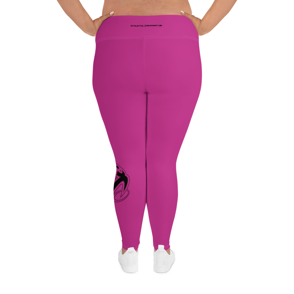 
                      
                        Athletic Apparatus Pink Black logo White stitch V3 Plus Size Leggings - Athletic Apparatus
                      
                    