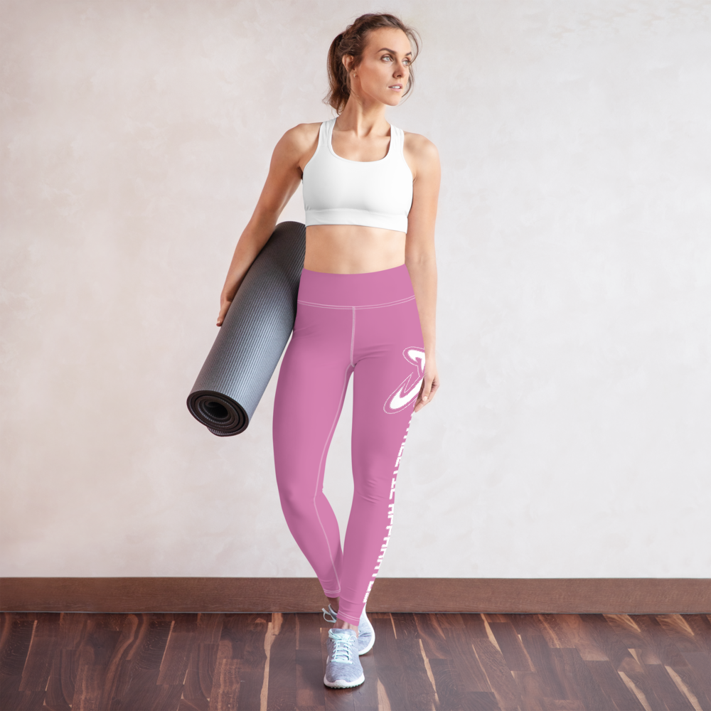 
                      
                        Athletic Apparatus Pink 1 White logo White stitch Yoga Leggings - Athletic Apparatus
                      
                    