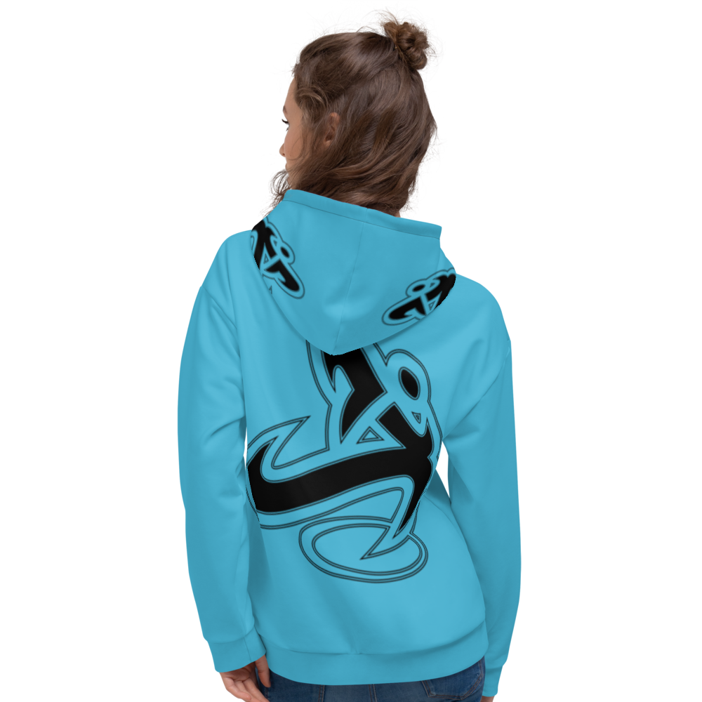 
                      
                        Athletic Apparatus Blue 7 Black Logo Unisex Hoodie - Athletic Apparatus
                      
                    