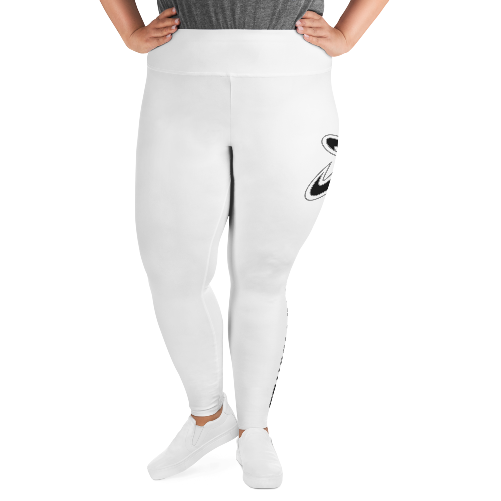 
                      
                        Athletic Apparatus White Black logo White stitch Plus Size Leggings - Athletic Apparatus
                      
                    