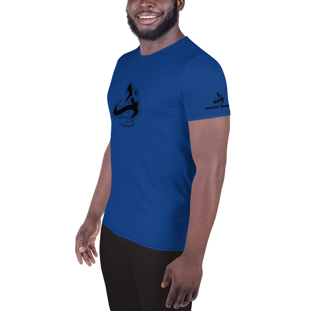 
                  
                    Athletic Apparatus Blue 2 Black logo Men's Athletic T-shirt - Athletic Apparatus
                  
                