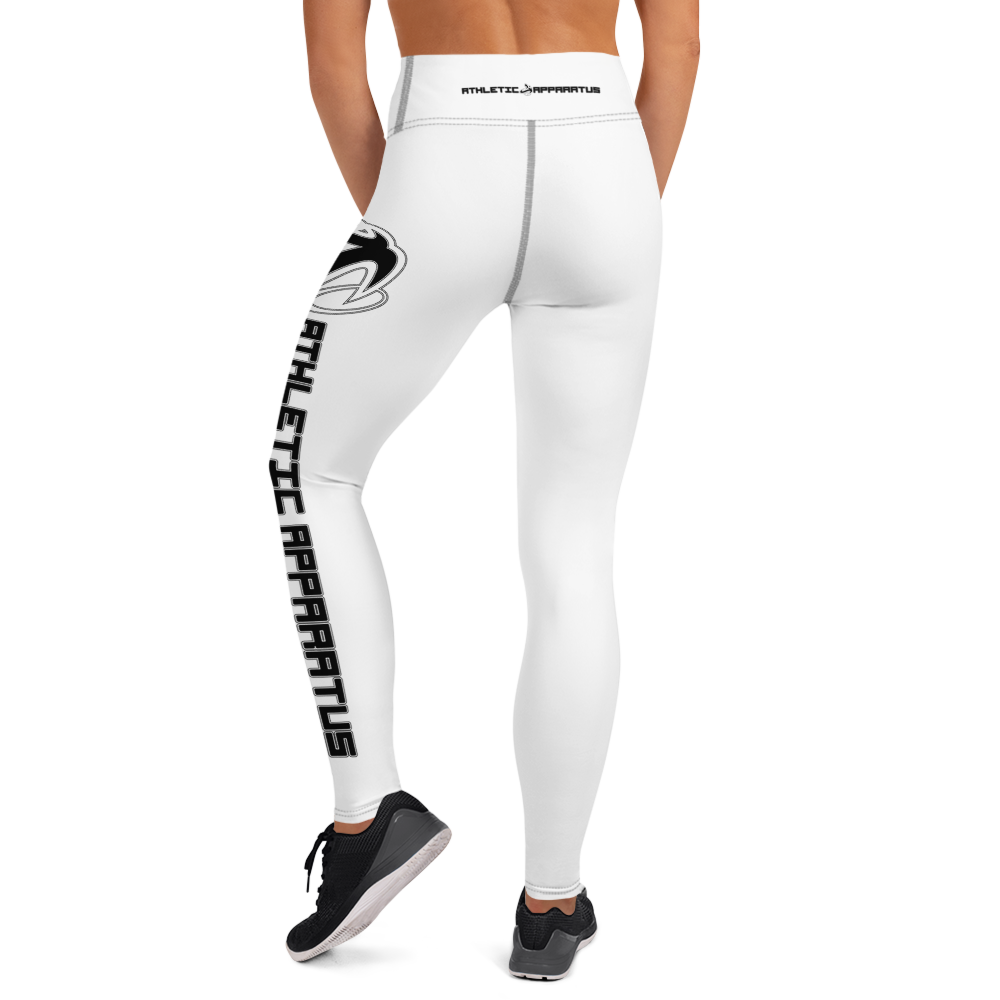 
                      
                        Athletic Apparatus White Black logo Yoga Leggings - Athletic Apparatus
                      
                    