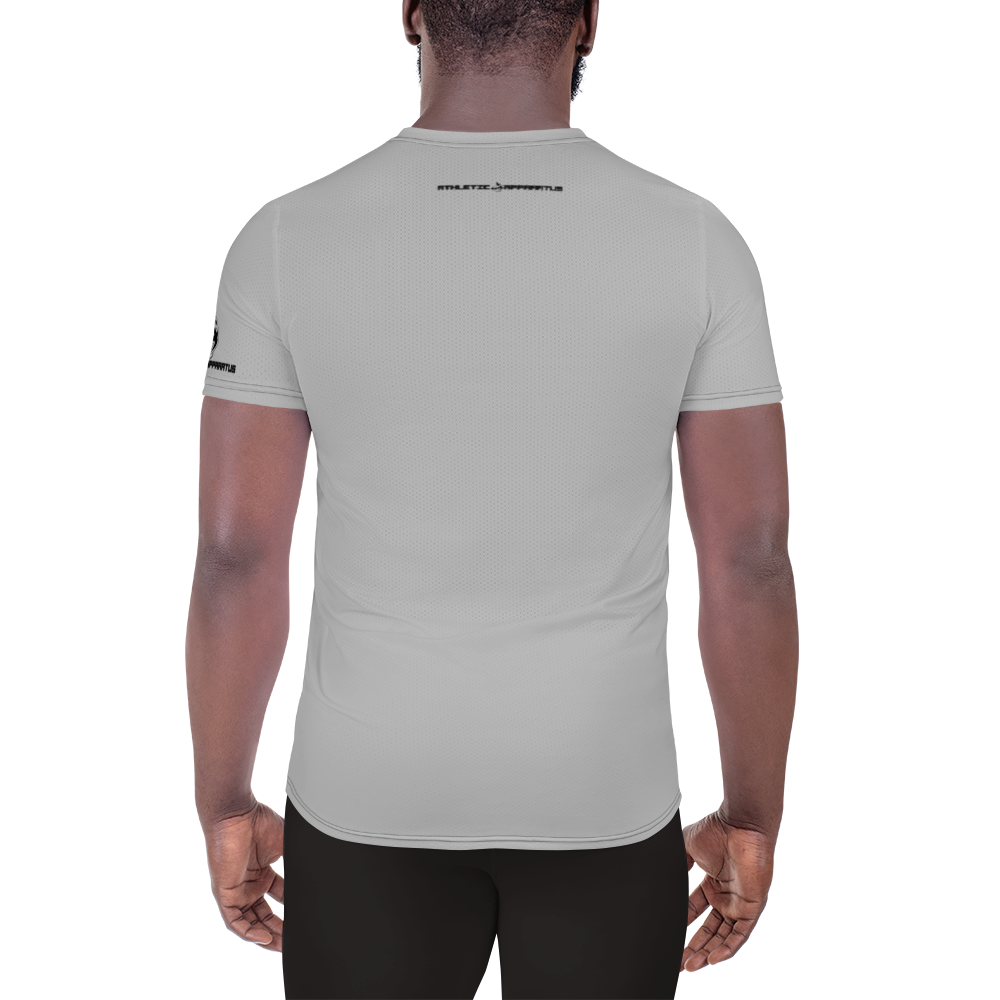 
                      
                        Athletic Apparatus Grey 2 Black logo Men's Athletic T-shirt - Athletic Apparatus
                      
                    