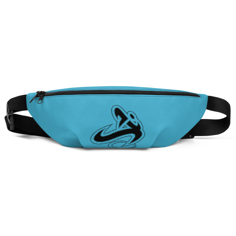 Athletic Apparatus Blue 7 Black Logo Fanny Pack - Athletic Apparatus