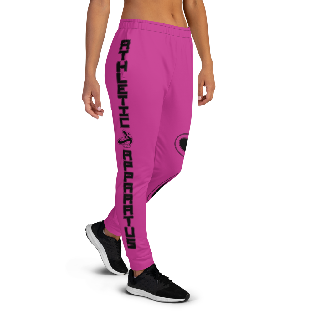 
                      
                        Athletic Apparatus Pink Black Logo V2 Women's Joggers - Athletic Apparatus
                      
                    