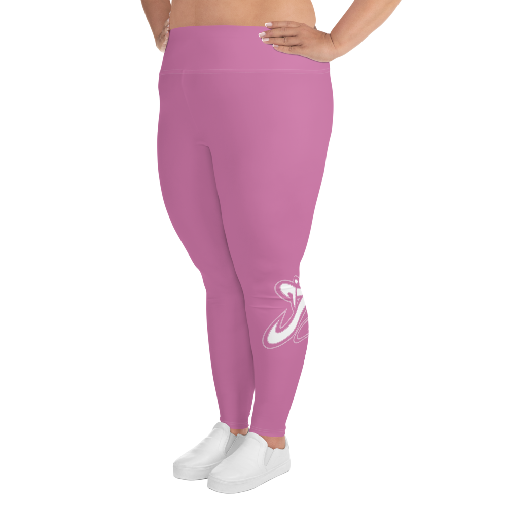 
                      
                        Athletic Apparatus Pink 1 White logo White stitch V3 Plus Size Leggings - Athletic Apparatus
                      
                    