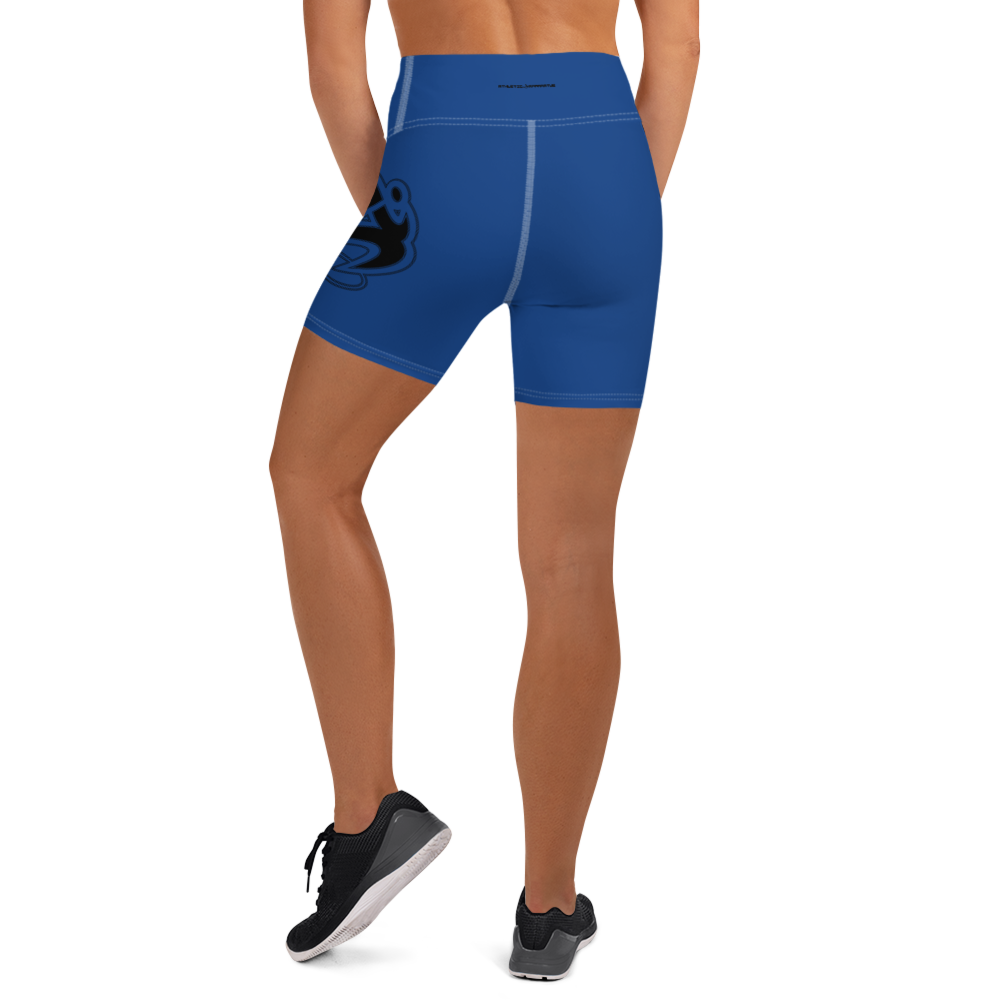 
                      
                        Athletic Apparatus Blue 2 Black Logo White stitch Yoga Shorts - Athletic Apparatus
                      
                    