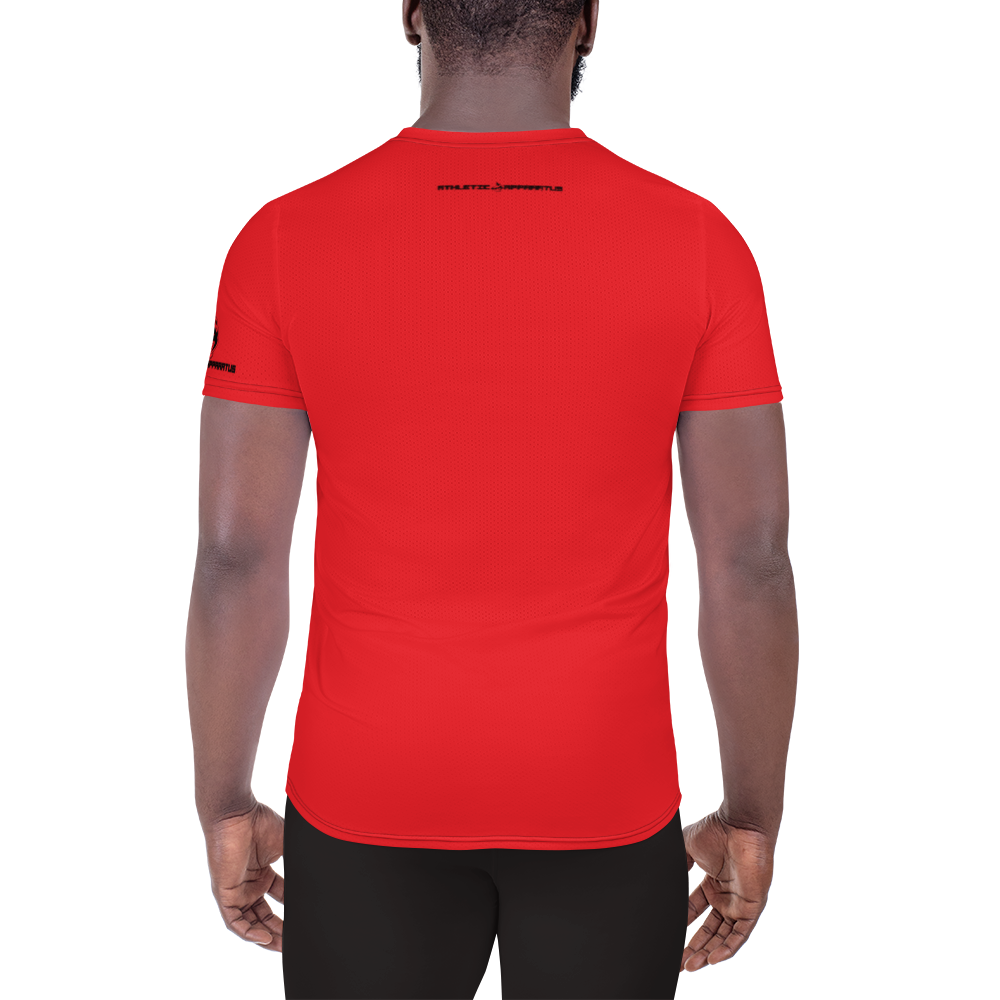 
                      
                        Athletic Apparatus Red 1 Black logo Men's Athletic T-shirt - Athletic Apparatus
                      
                    