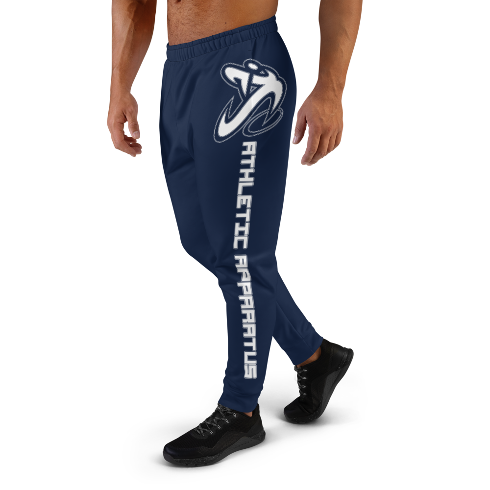 
                      
                        Athletic Apparatus Navy White Logo V1 Men's Joggers - Athletic Apparatus
                      
                    