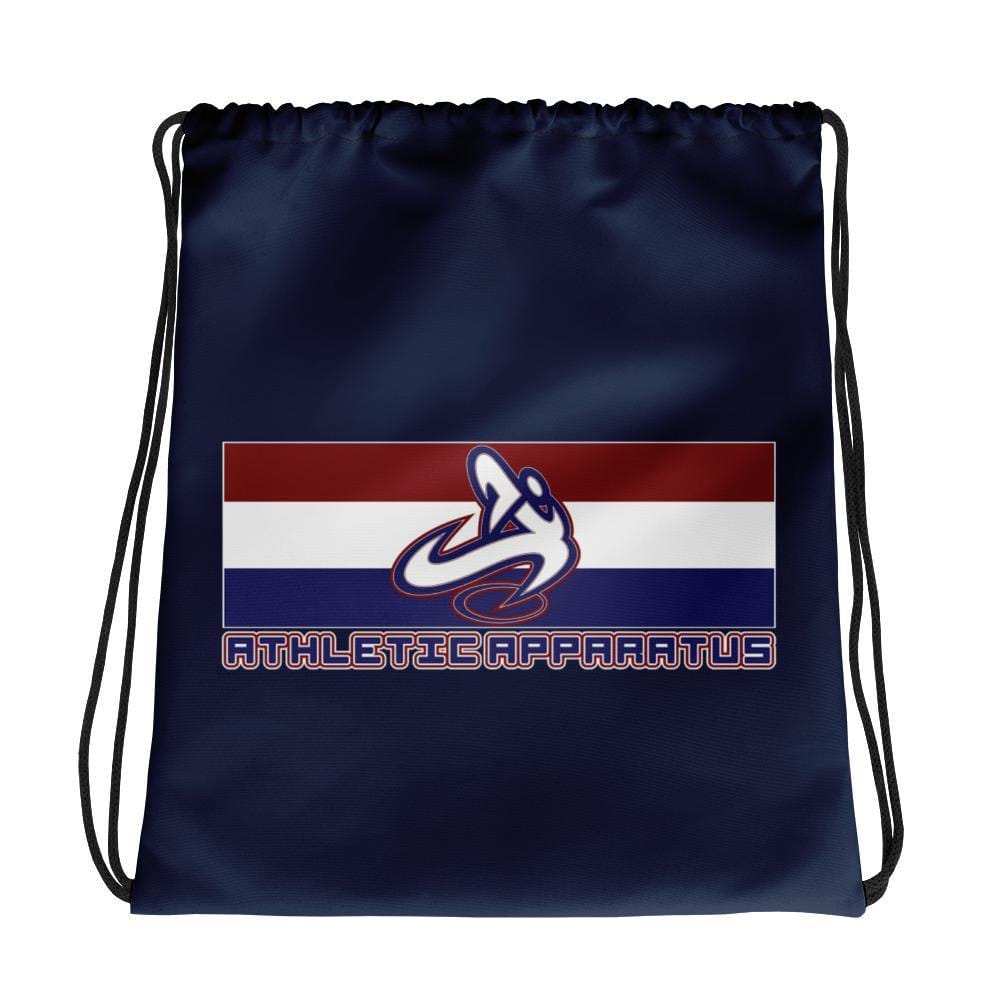 Athletic Apparatus Navy rwb logo Drawstring bag - Athletic Apparatus