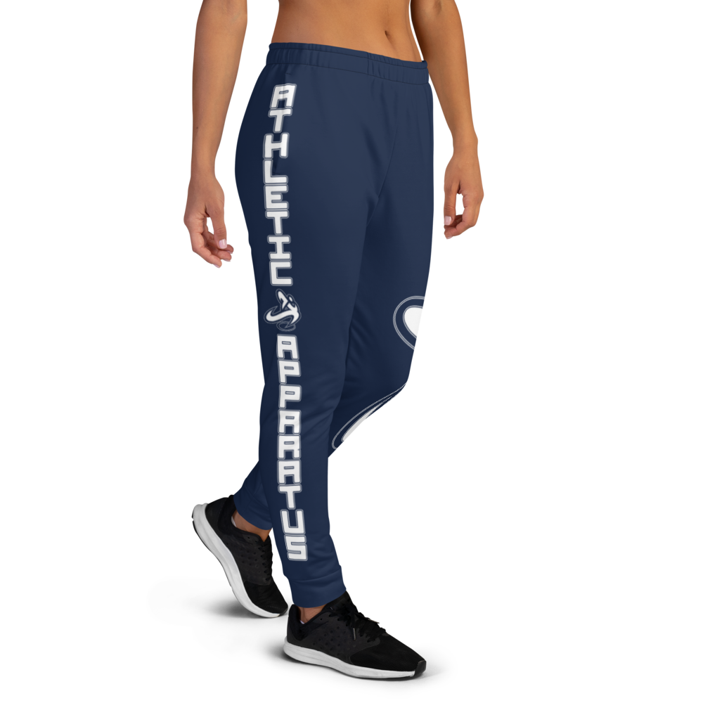 
                      
                        Athletic Apparatus Navy White Logo V2 Women's Joggers - Athletic Apparatus
                      
                    