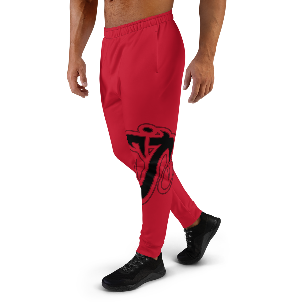 Athletic Apparatus Red Black Logo V1 Men's Joggers - Athletic Apparatus