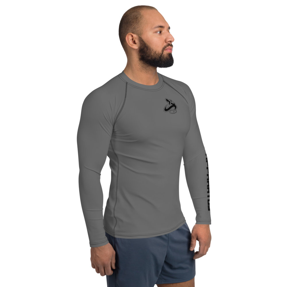 
                      
                        Athletic Apparatus Grey Black logo Men's Rash Guard - Athletic Apparatus
                      
                    