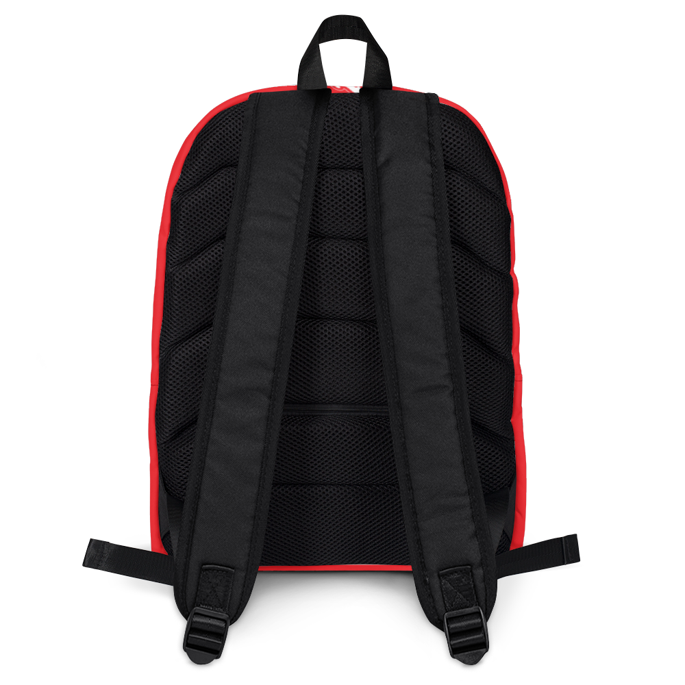 Athletic Apparatus Red 1 White logo Backpack - Athletic Apparatus