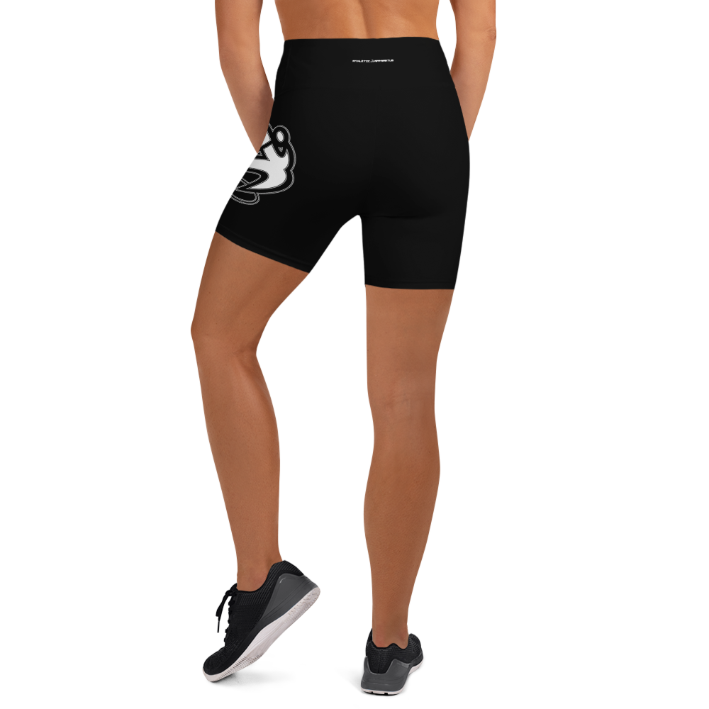 
                  
                    Athletic Apparatus Black White logo Yoga Shorts - Athletic Apparatus
                  
                