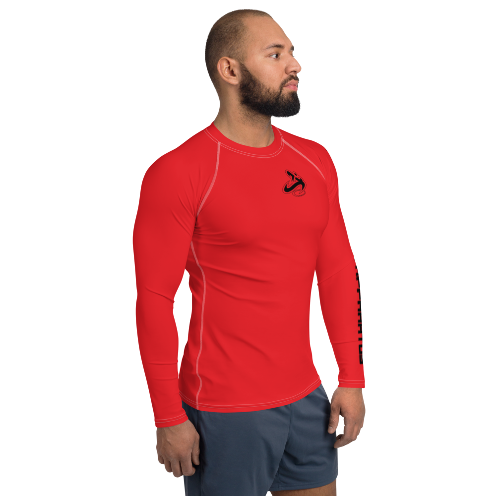 
                      
                        Athletic Apparatus Red 1 Black Logo White stitch Men's Rash Guard - Athletic Apparatus
                      
                    