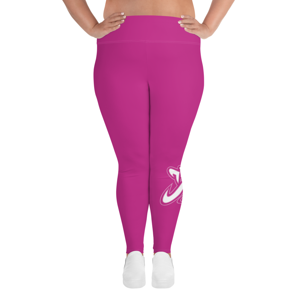 
                      
                        Athletic Apparatus Pink White logo White stitch V3 Plus Size Leggings - Athletic Apparatus
                      
                    