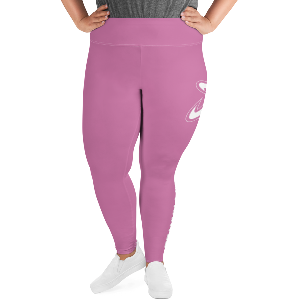 
                      
                        Athletic Apparatus Pink 1 White logo White stitch Plus Size Leggings - Athletic Apparatus
                      
                    