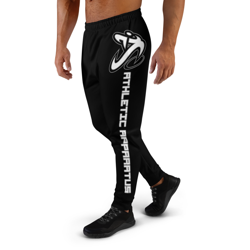 
                      
                        Athletic Apparatus Black White Logo V1 Men's Joggers - Athletic Apparatus
                      
                    