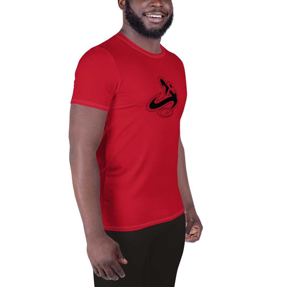
                      
                        Athletic Apparatus Red Black logo White Stitch Men's Athletic T-shirt - Athletic Apparatus
                      
                    