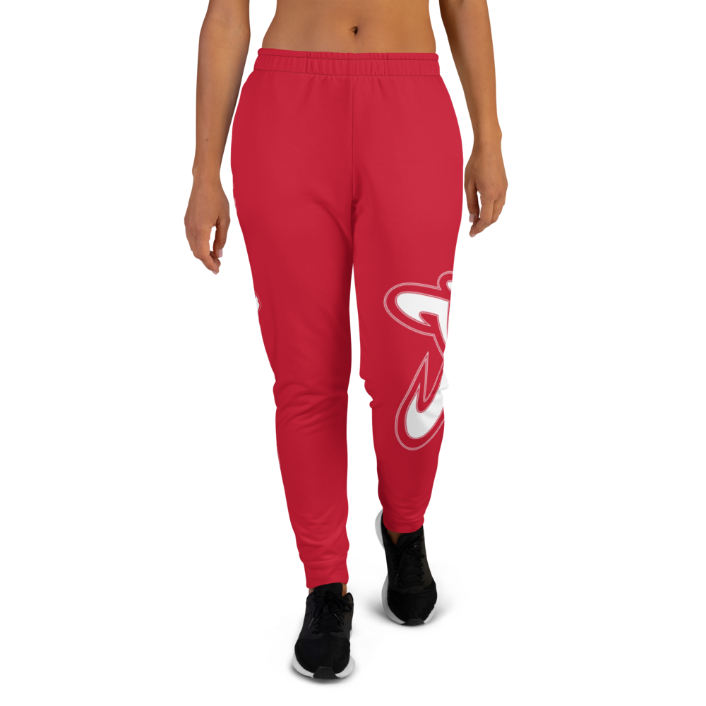 Athletic Apparatus Red White Logo V2 Women's Joggers - Athletic Apparatus