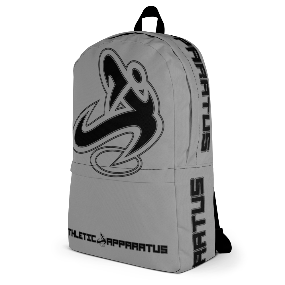 
                      
                        Athletic Apparatus Grey 1 Black logo Backpack - Athletic Apparatus
                      
                    