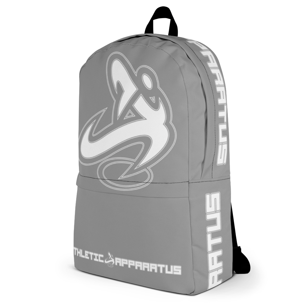 
                      
                        Athletic Apparatus Grey 1 White logo Backpack - Athletic Apparatus
                      
                    