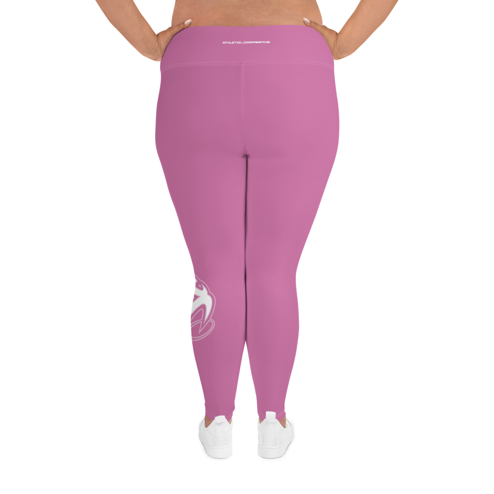 
                      
                        Athletic Apparatus Pink 1 White logo White stitch V3 Plus Size Leggings - Athletic Apparatus
                      
                    