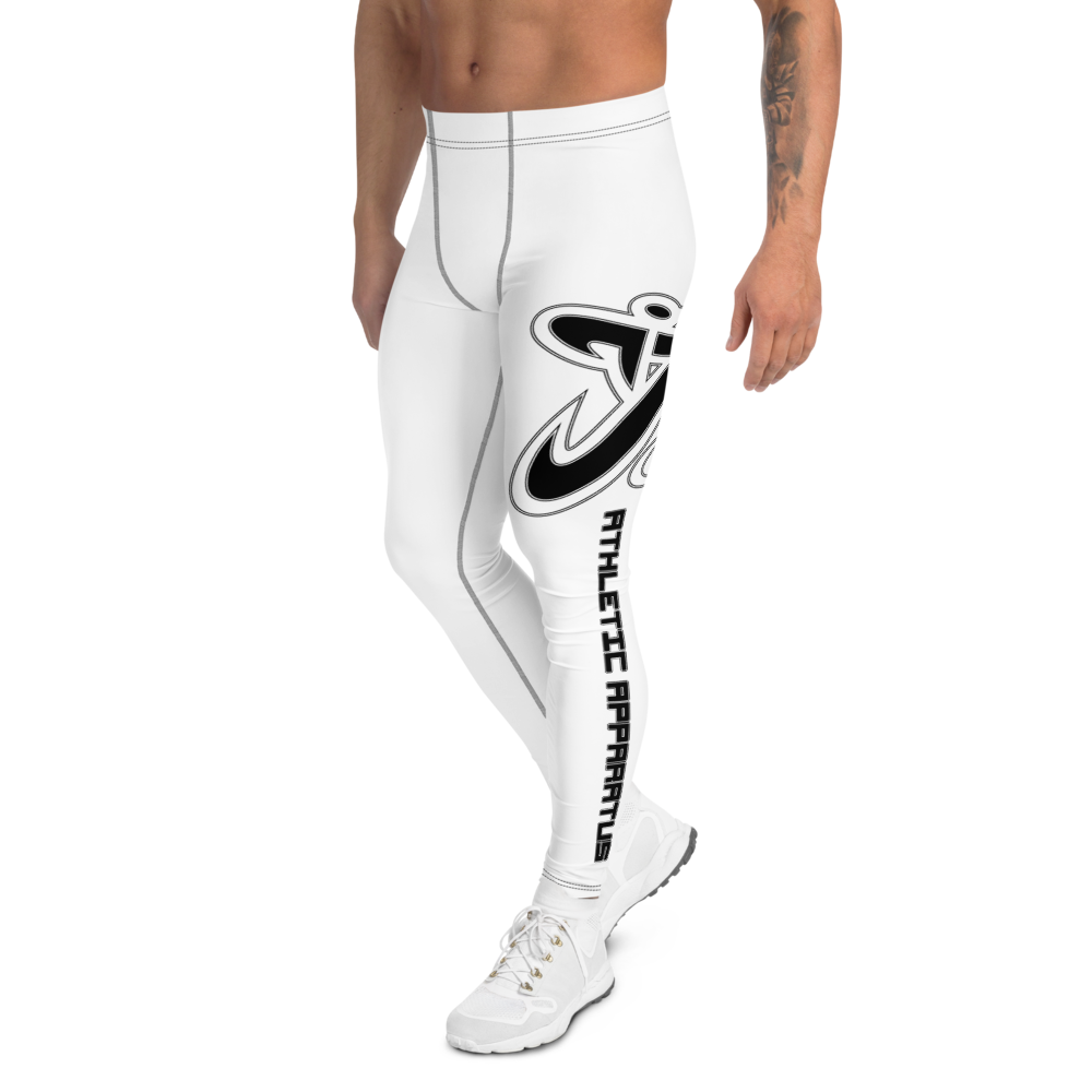 
                      
                        Athletic Apparatus White Black logo V2 Men's Leggings - Athletic Apparatus
                      
                    