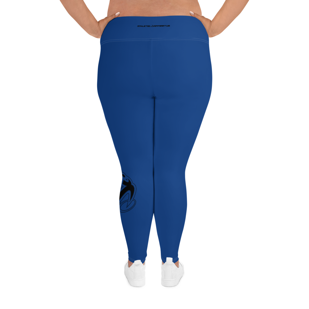 
                      
                        Athletic Apparatus Blue 2 Black logo White stitch V3 Plus Size Leggings - Athletic Apparatus
                      
                    