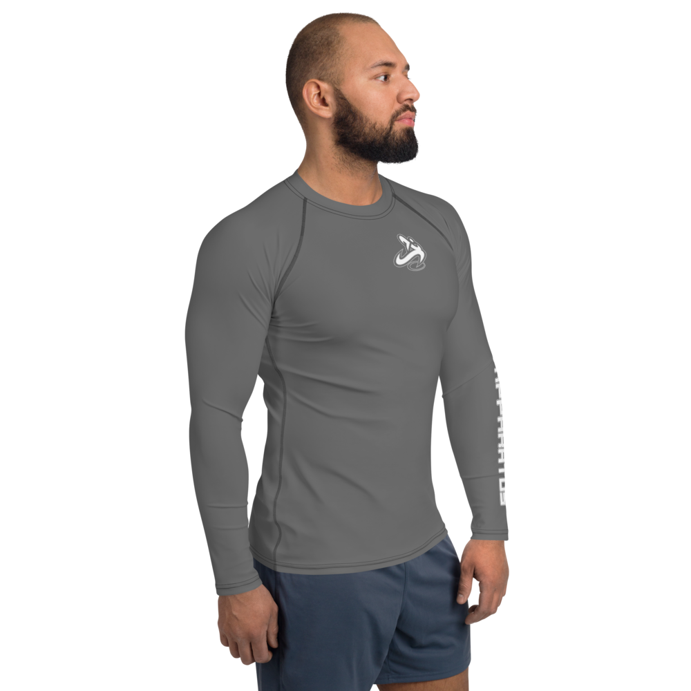 
                      
                        Athletic Apparatus Grey White logo Men's Rash Guard - Athletic Apparatus
                      
                    