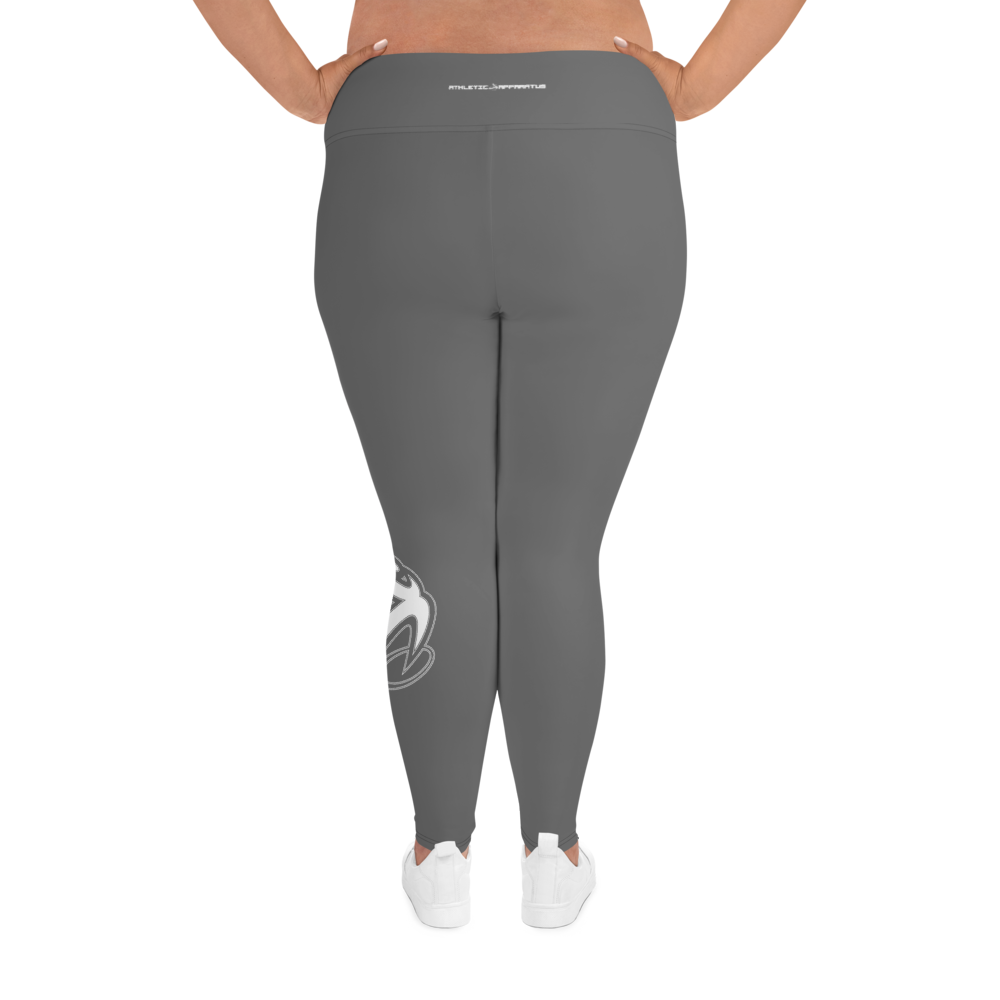 
                      
                        Athletic Apparatus Grey White logo V3 Plus Size Leggings - Athletic Apparatus
                      
                    