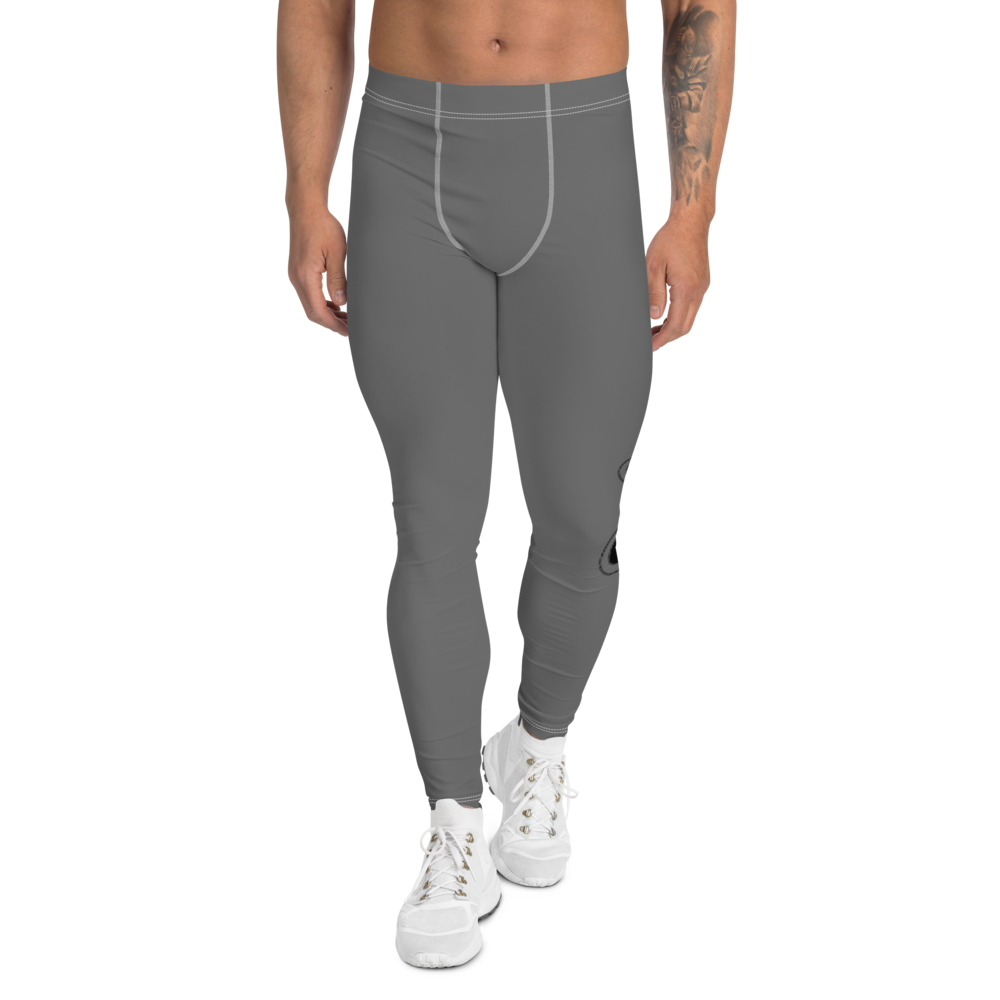 
                      
                        Athletic Apparatus Grey Black logo White V3 stitch Men's Leggings - Athletic Apparatus
                      
                    