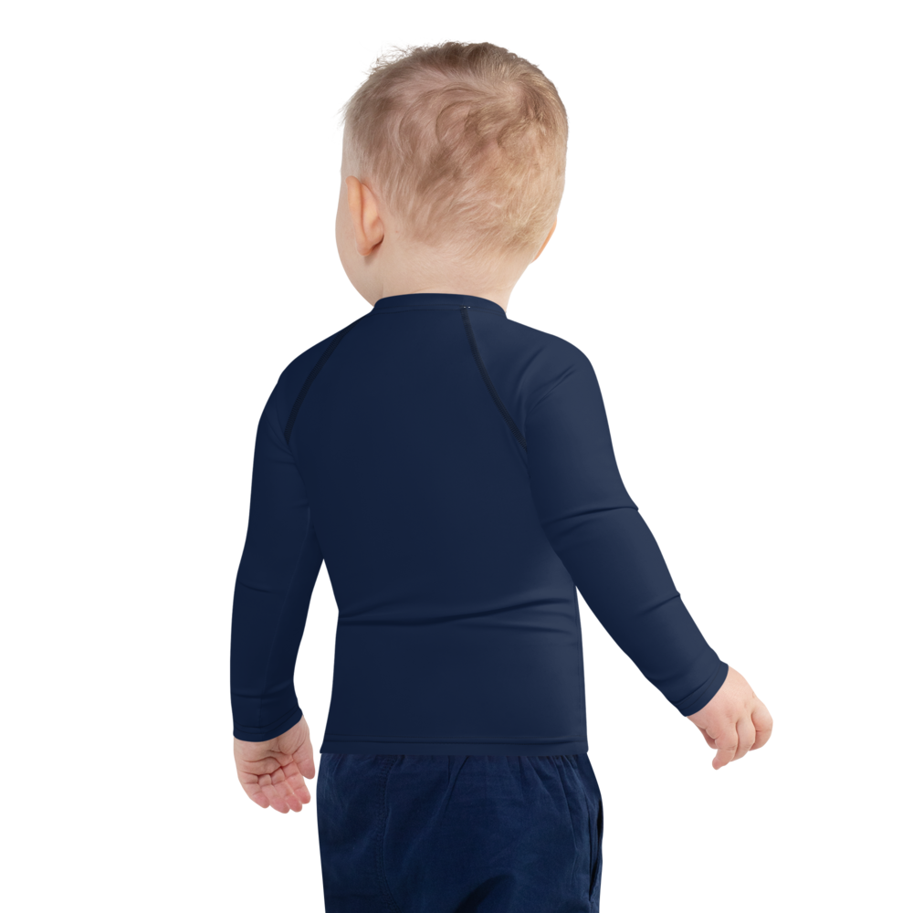 
                      
                        Athletic Apparatus Navy Blue White logo Kids Rash Guard - Athletic Apparatus
                      
                    