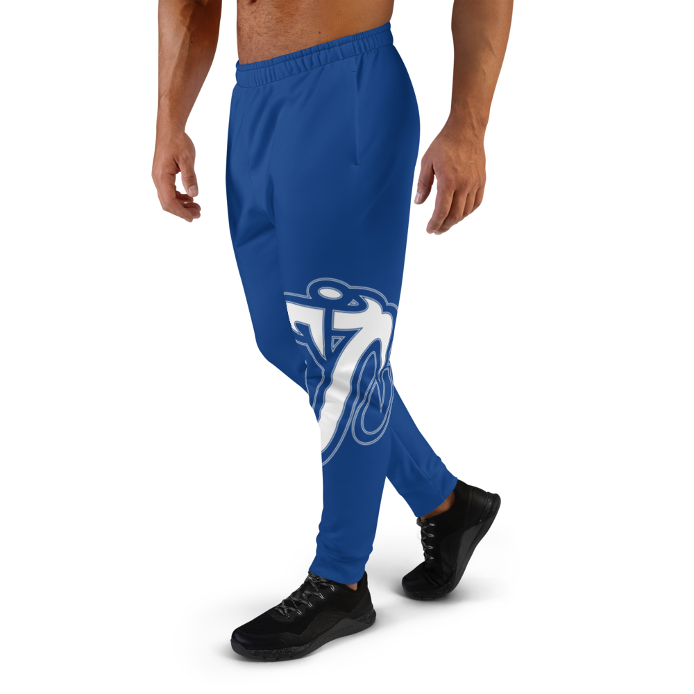 Athletic Apparatus Blue 2 White Logo V2 Men's Joggers - Athletic Apparatus