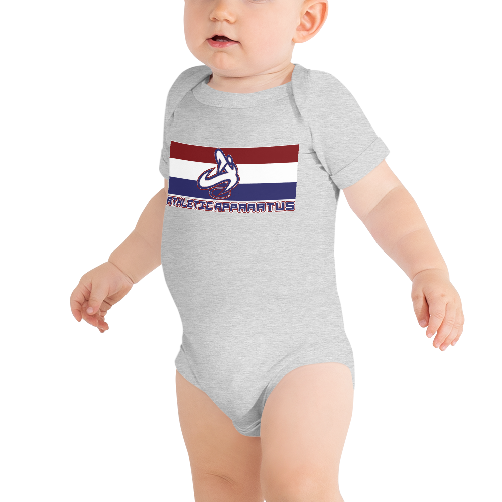 
                      
                        Athletic Apparatus Baby One Piece T-Shirt - Athletic Apparatus
                      
                    