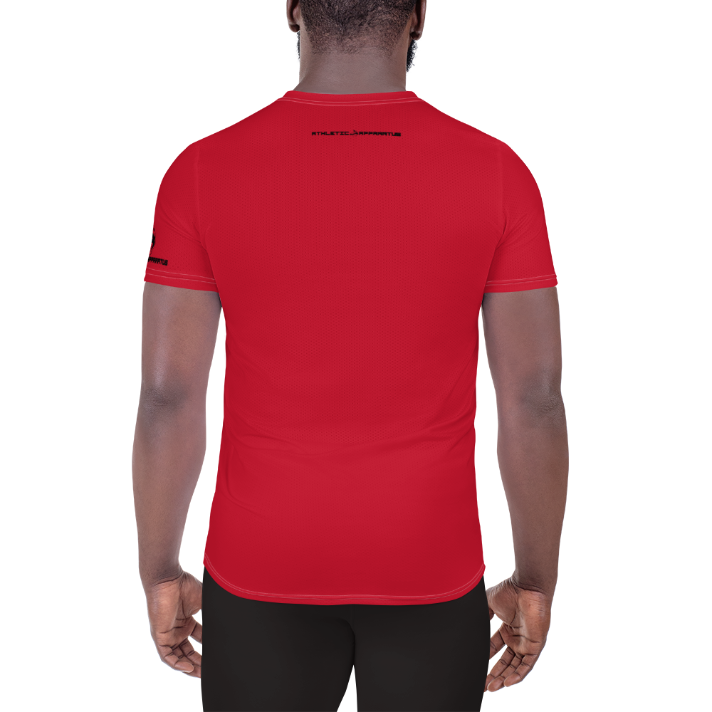 
                      
                        Athletic Apparatus Red Black logo White Stitch Men's Athletic T-shirt - Athletic Apparatus
                      
                    