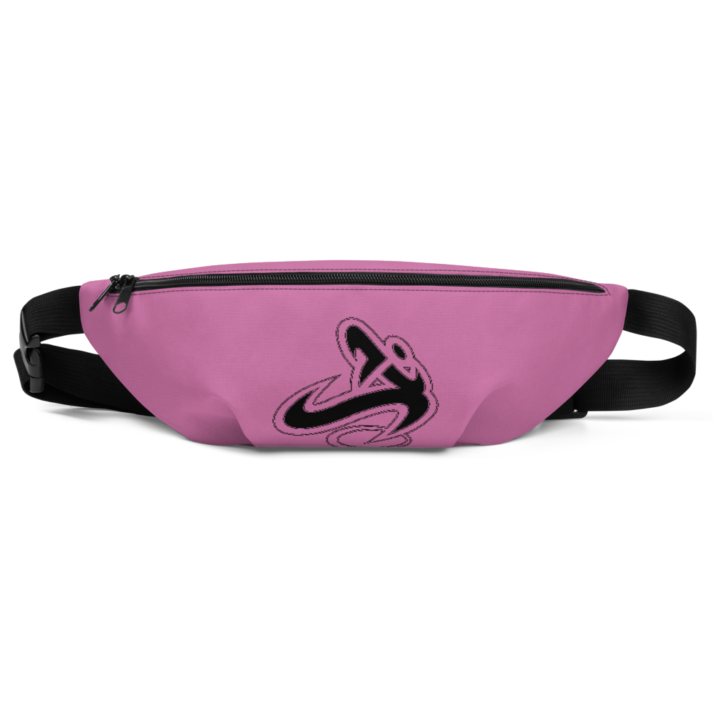 Athletic Apparatus Pink 1 Black Logo Fanny Pack - Athletic Apparatus