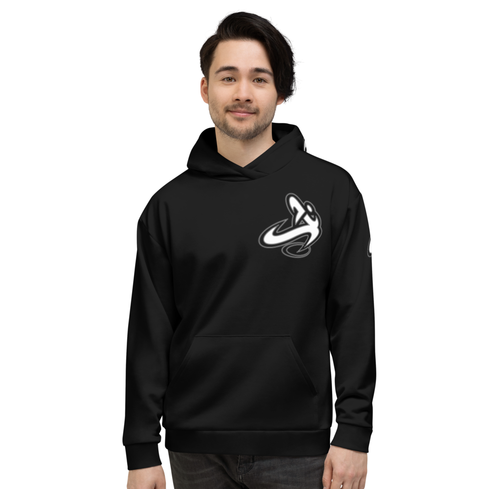 Athletic Apparatus Black White Logo Unisex Hoodie - Athletic Apparatus