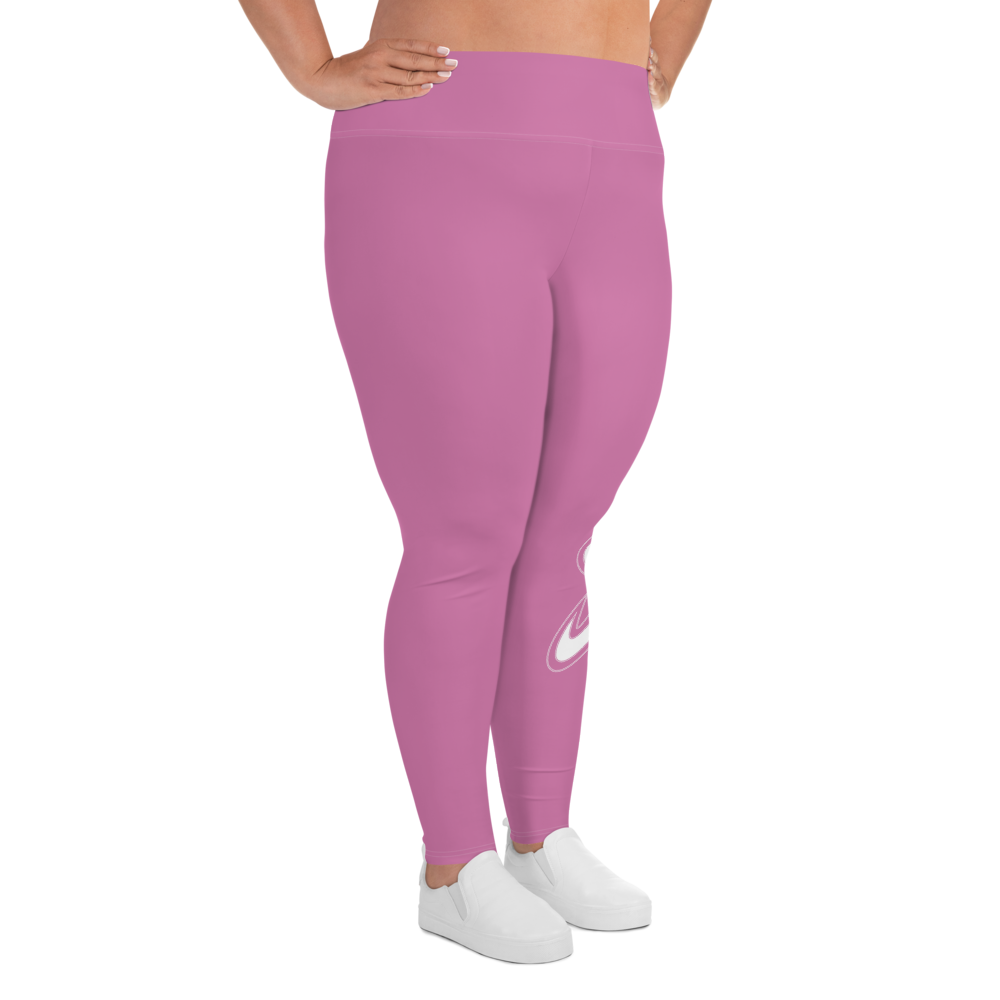 
                      
                        Athletic Apparatus Pink 1 White logo White stitch V3 Plus Size Leggings - Athletic Apparatus
                      
                    